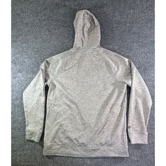 Eddie Bauer Sweater Men's Medium Grey motion Freedry hoodie zip up - Picture 8 of 9